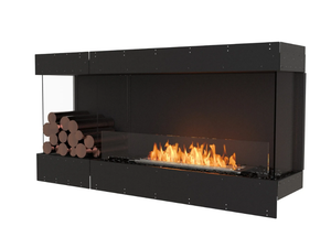 FLEX 60BY BXL - Bioethanol steel Fireplace insert with Panoramic Glass _ EcoSmart Fire